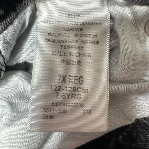 Levi's Jeans Black Size 7X - Picture 8 of 16